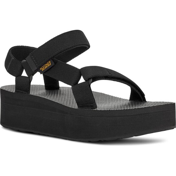 NWoB Teva Flatform 4.5 cm. Universal Sport Sandals Hook&Loop Black - Picture 3 of 11